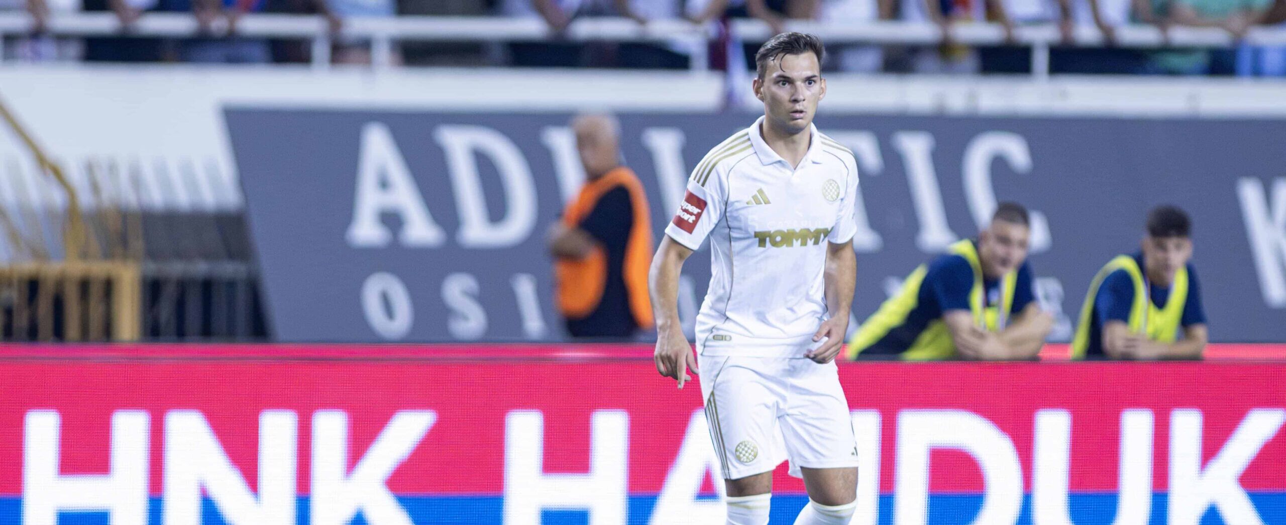 Niko Kristian Sigur in action for Split Hajduk in 2026