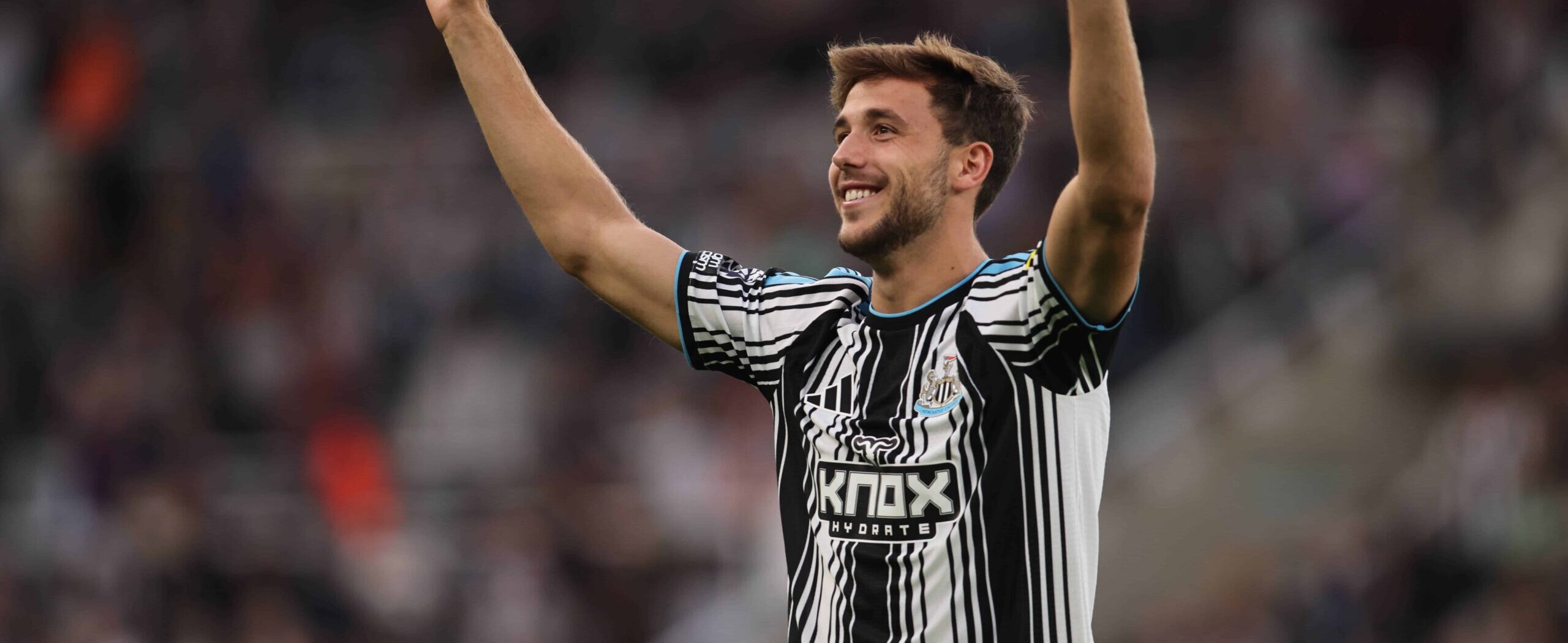 Nico Gonzalez in action For Newcastle United in 2026