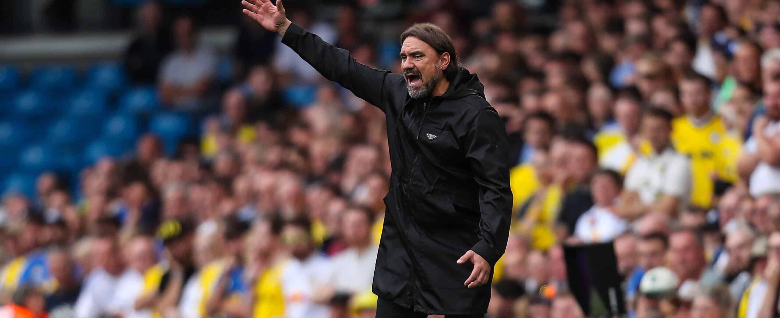 Daniel Farke in action for Leeds United in 2026