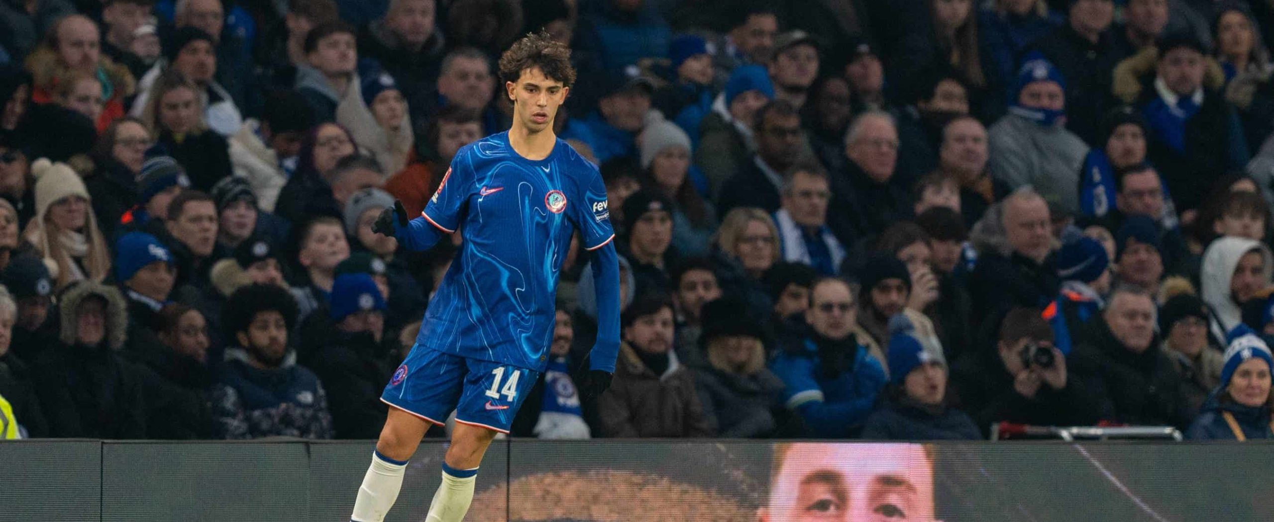 Joao Felix in action for Chelsea in 2024