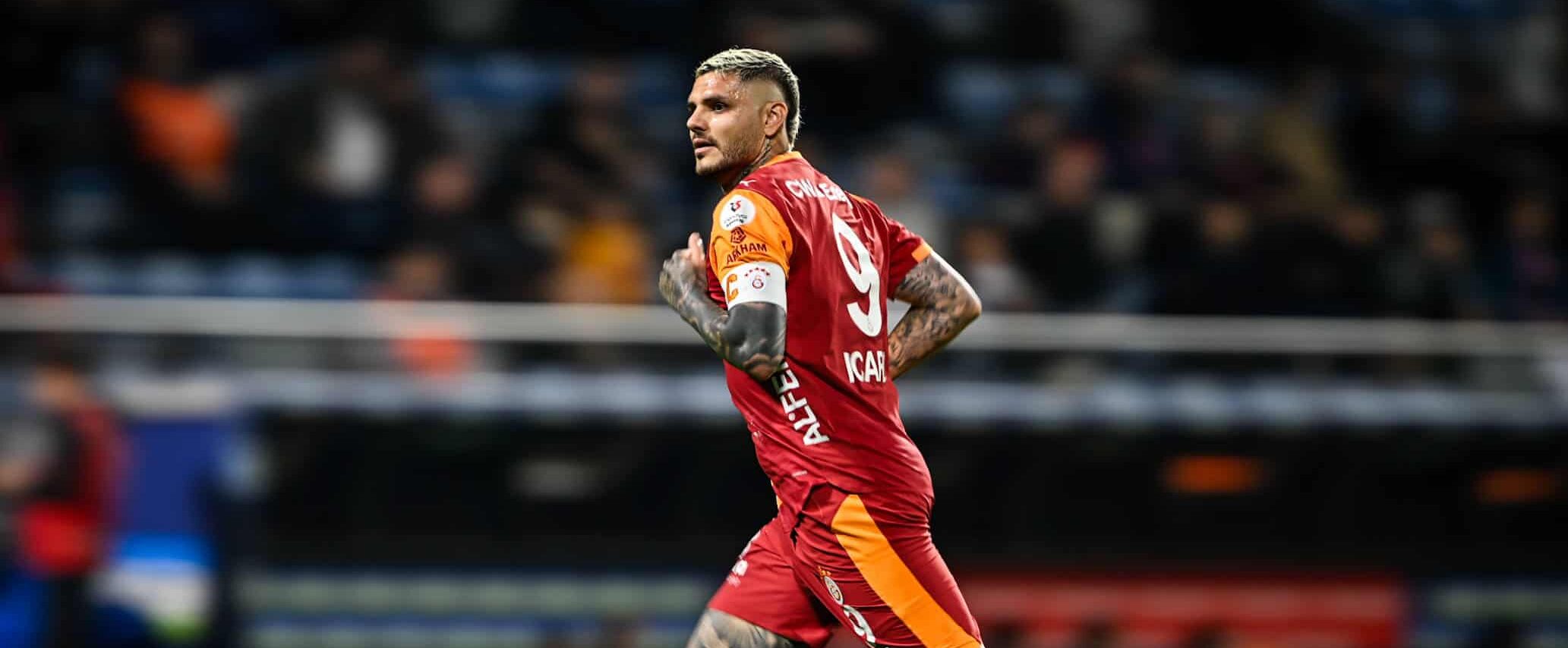 Mauro Icardi in action for Galatasaray in 2026