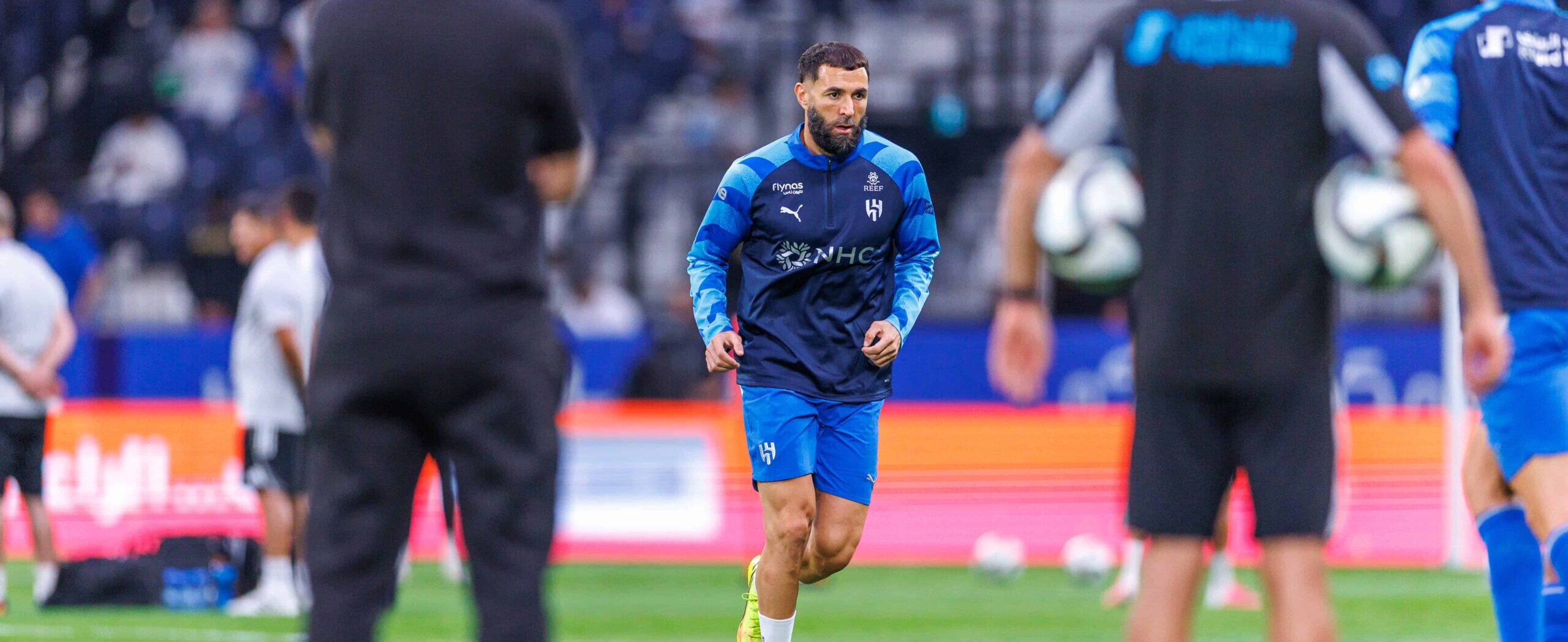 Karim Benzema in action for Al Hilal in 2026