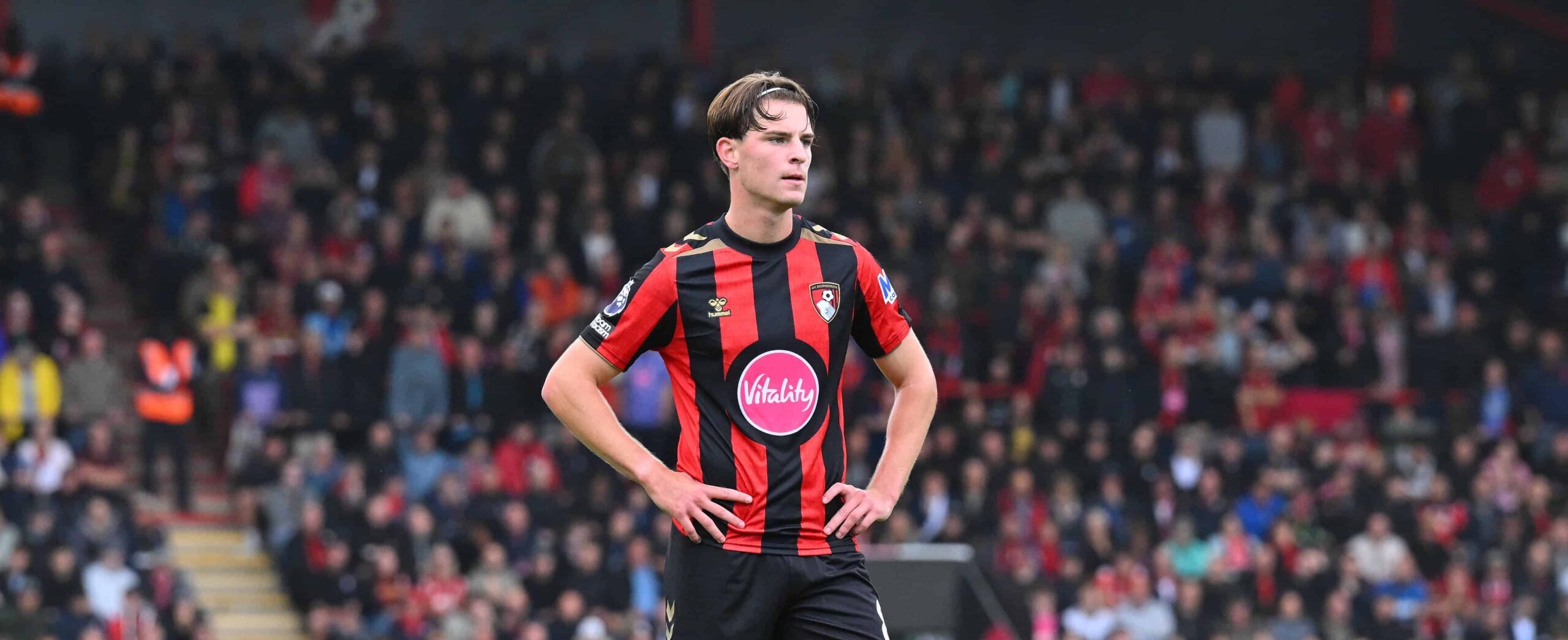 Alex Scott in action for Bournemouth in 2026