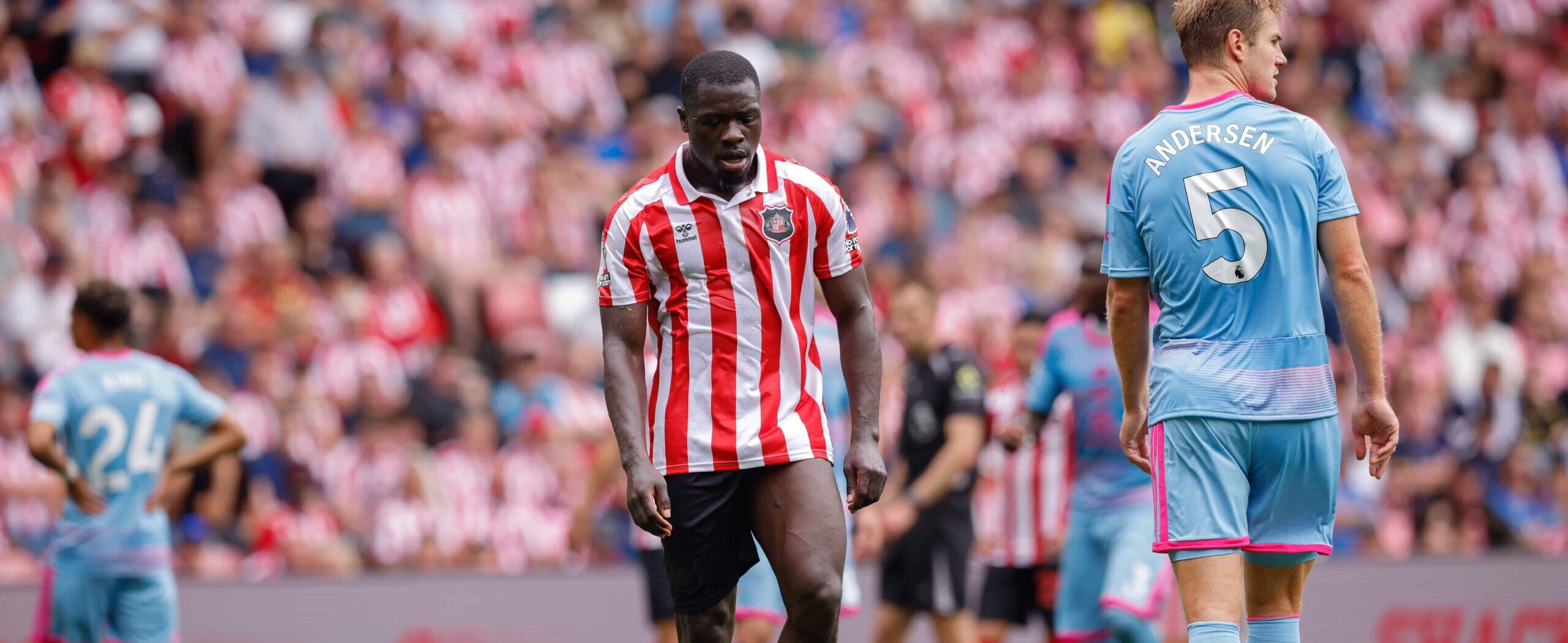 Brian Brobbey in action for Sunderland in 2026