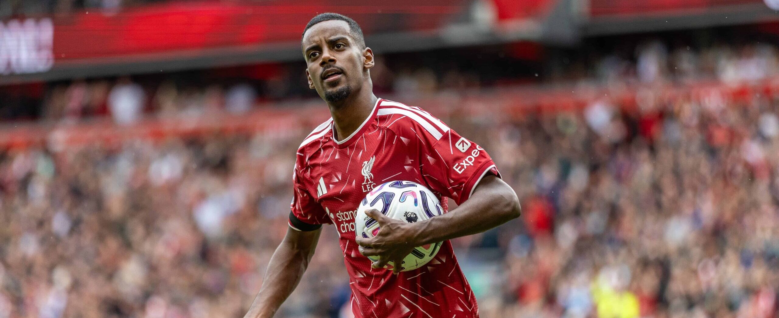 Alexander Isak in action for Liverpool in 2026