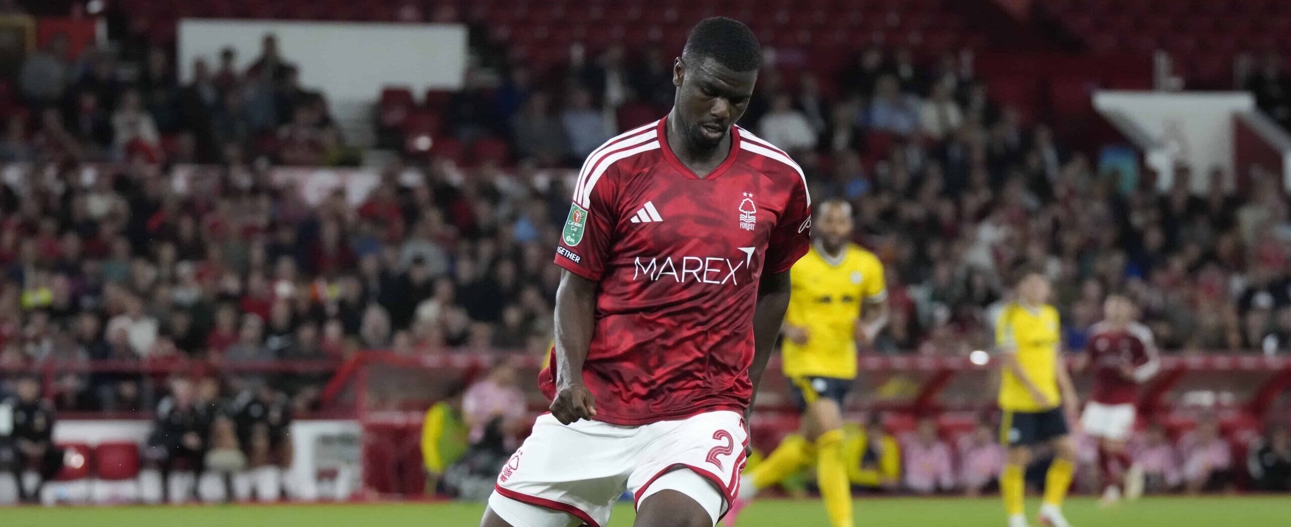 Ousmane Diomande in action for Nottingham Forest in 2026