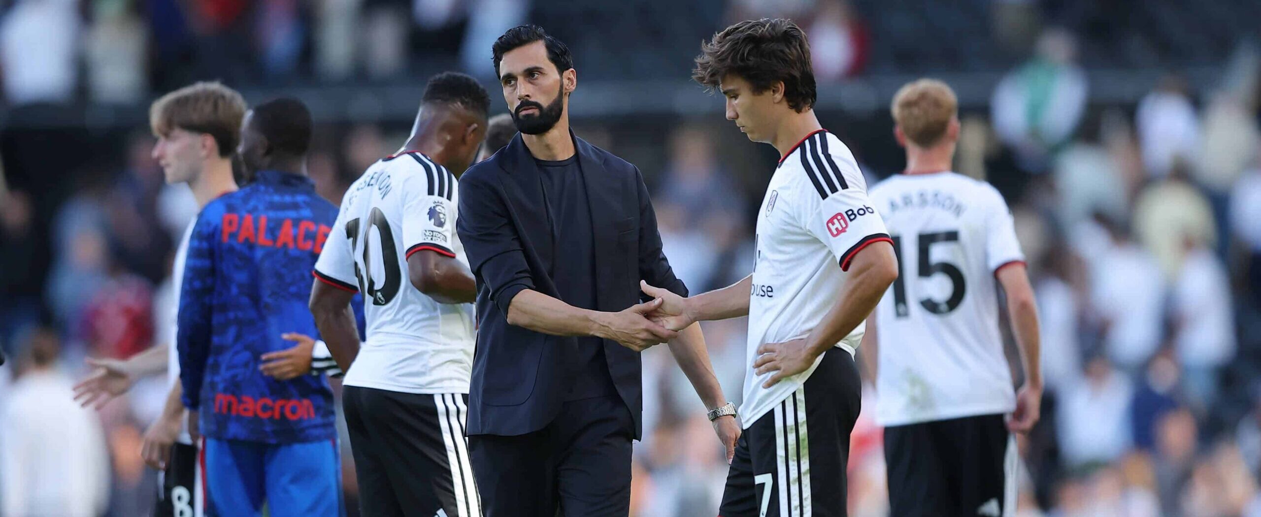 Alvaro Arbeloa in action for Fulham in 2026