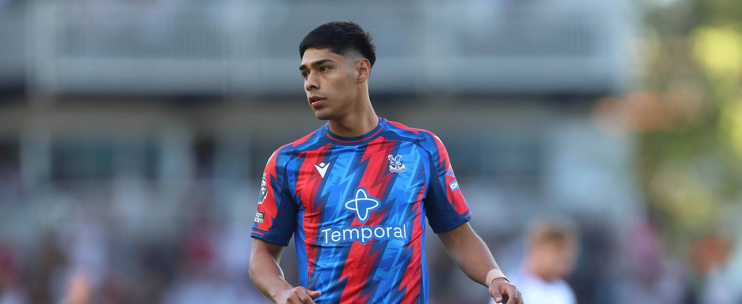 Dario Osorio in action for Crystal Palace in 2026