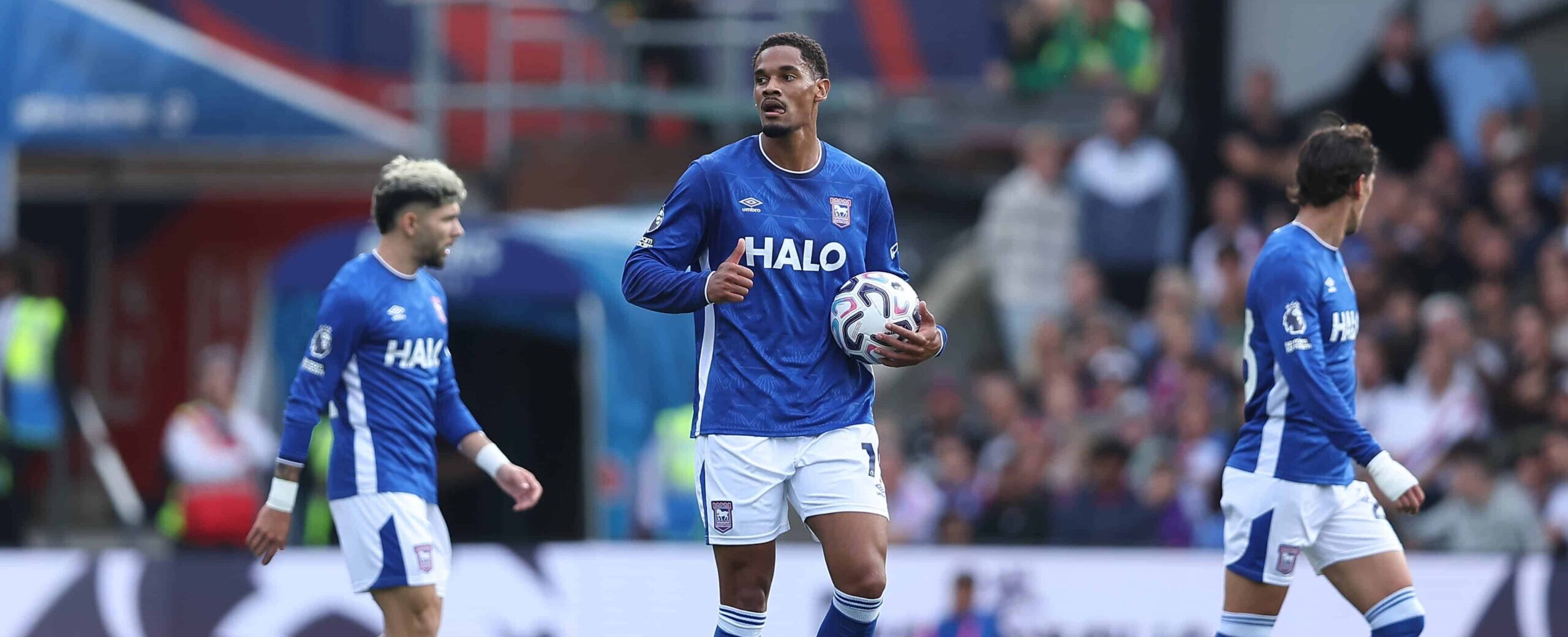 Emersonn in action for Ipswich Town in 2026