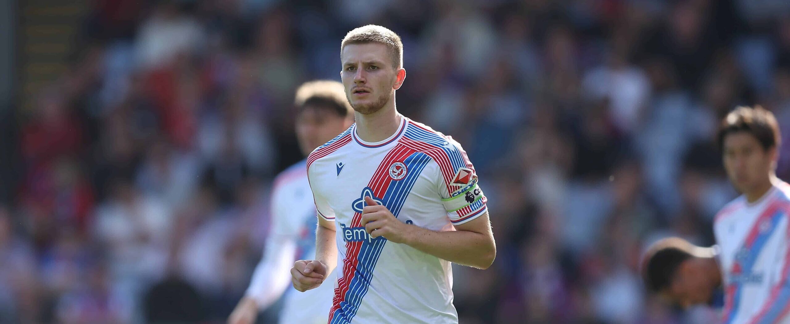 Adam Wharton in action for Crystal Palace in 2026