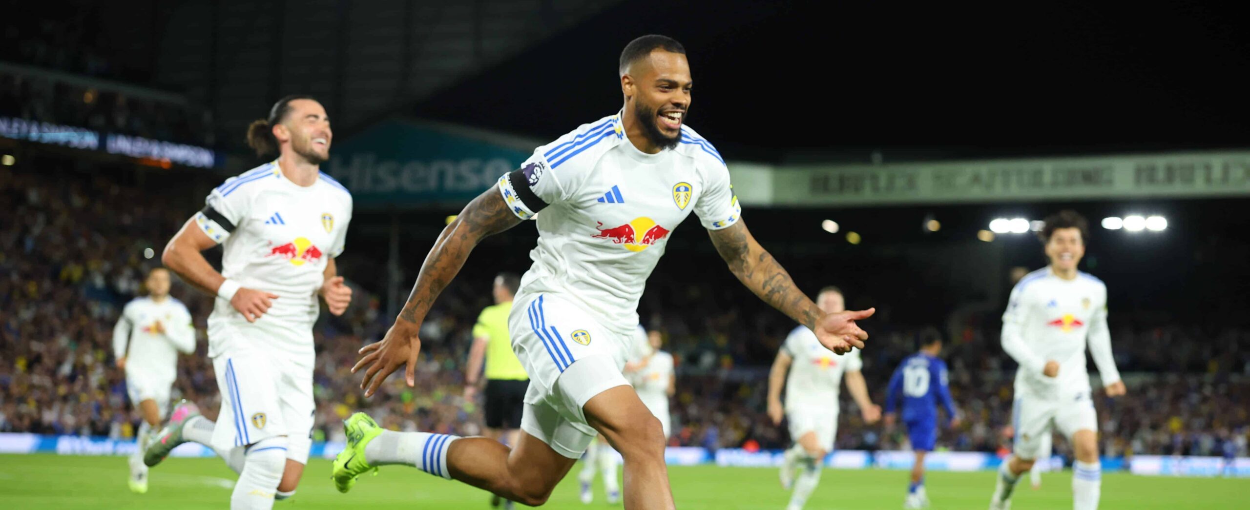 Nmecha first Leeds United goal in 2025 premier league vs Everton