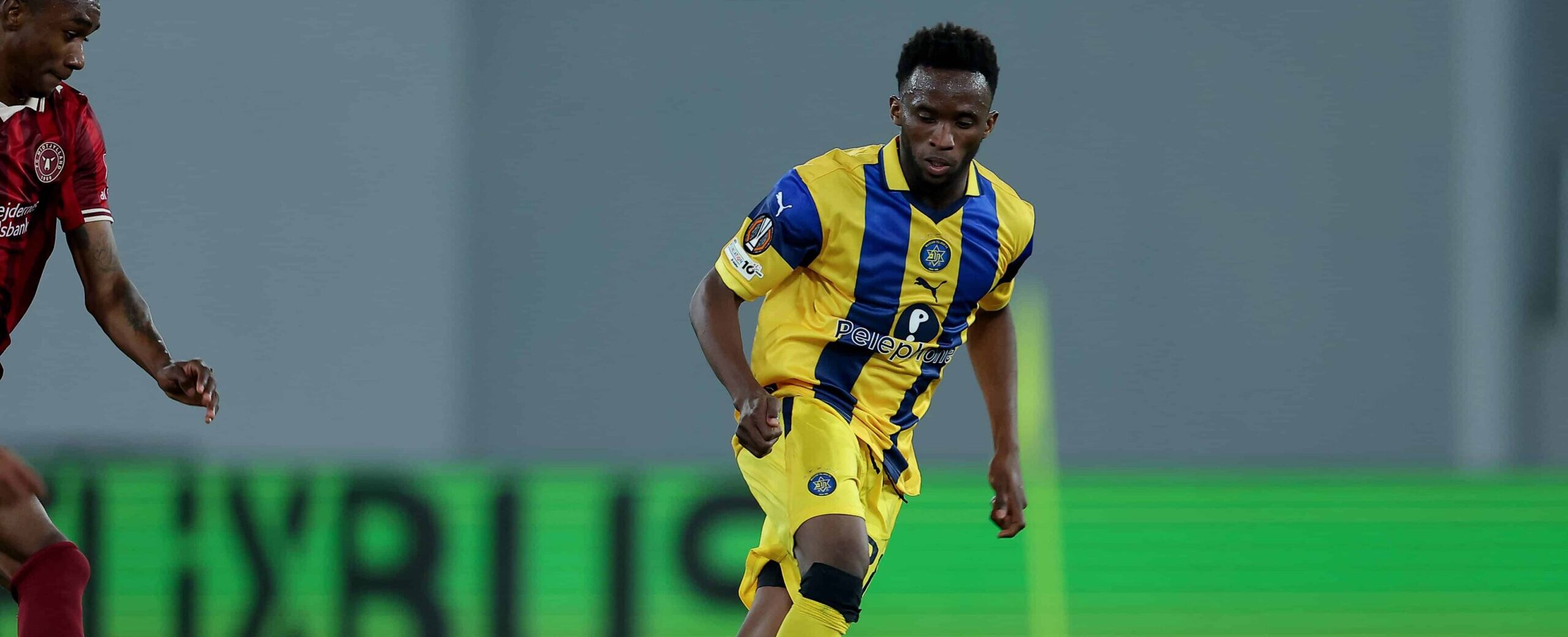 Issouf Sissokho in action for Maccabi Tel-Aviv in 2026