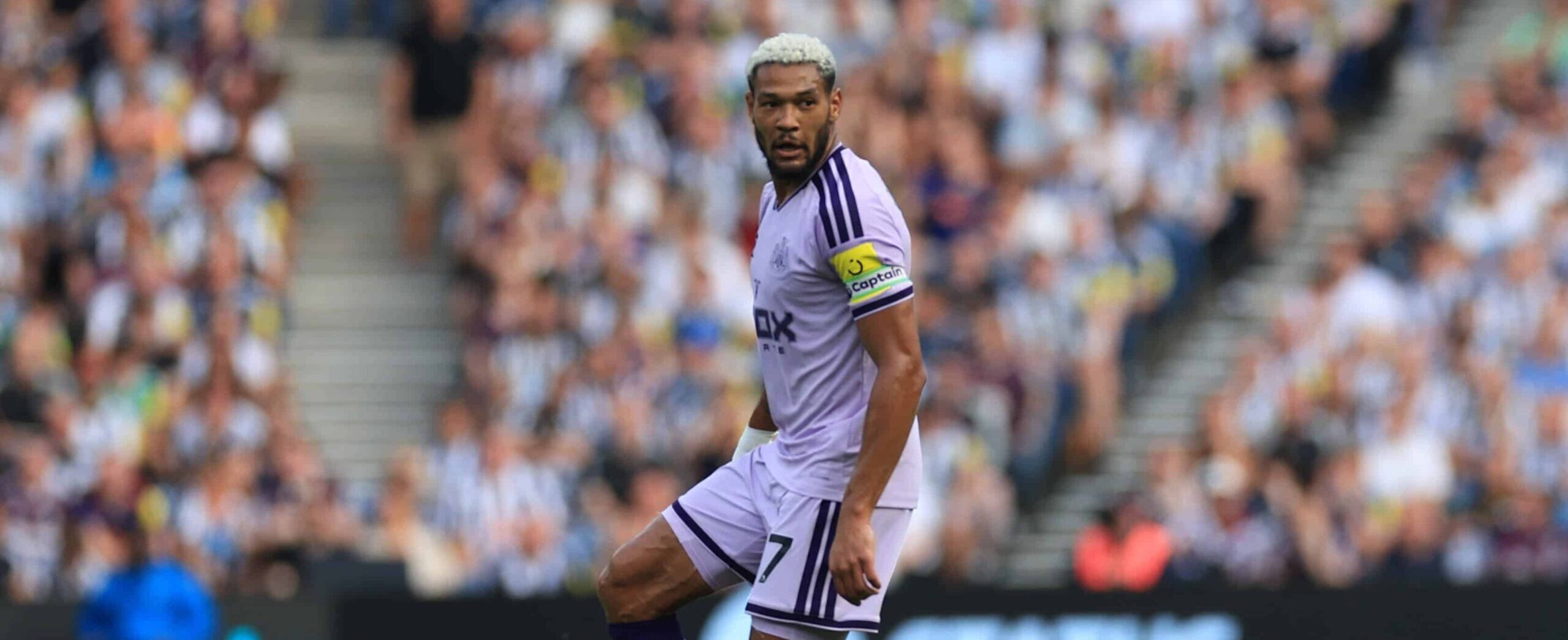 Joelinton in action for Newcastle United in 2026