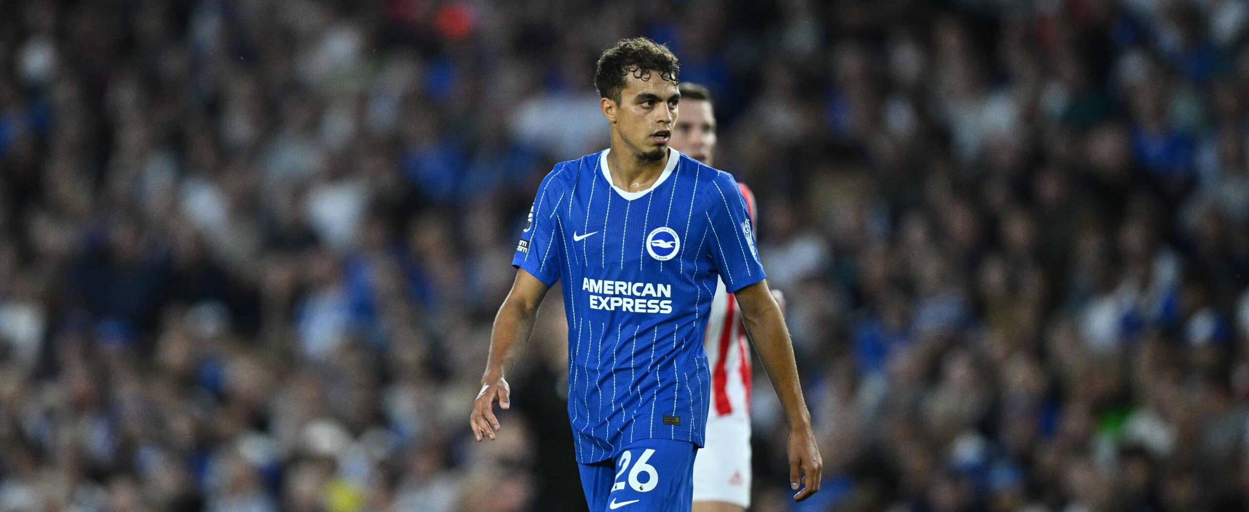 Yasin Ayari in action for Brighton in 2026