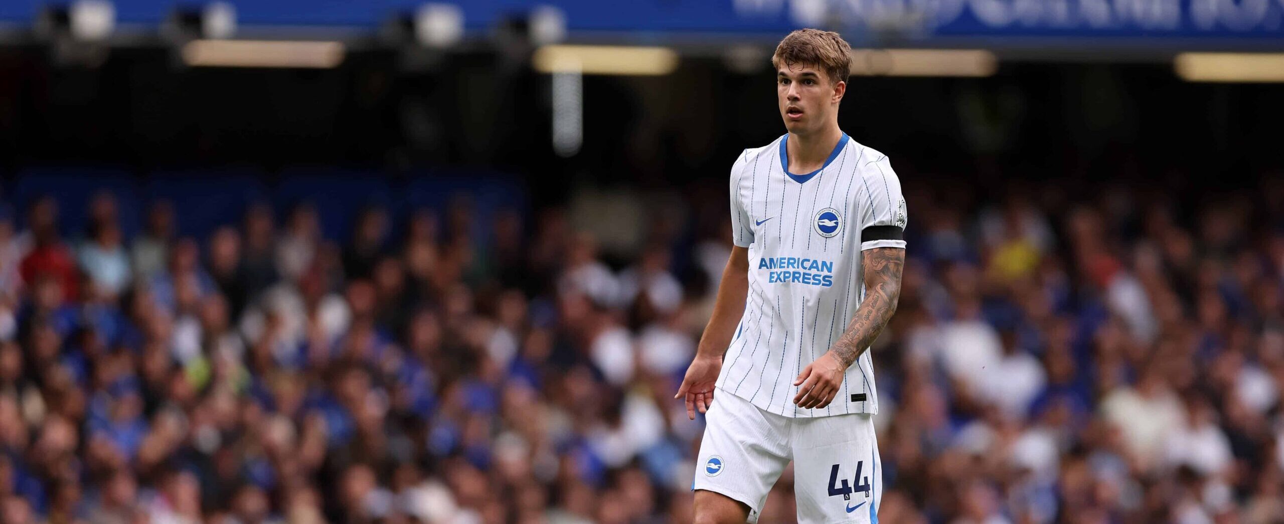 Luka Vuskovic in action for Brighton in 2026