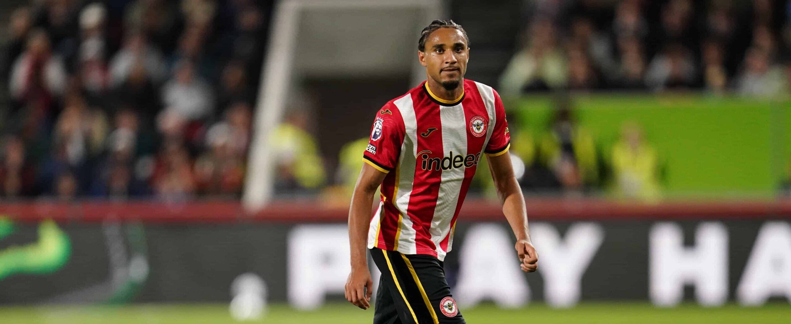 Kevin Schade in action for Brentford in 2026