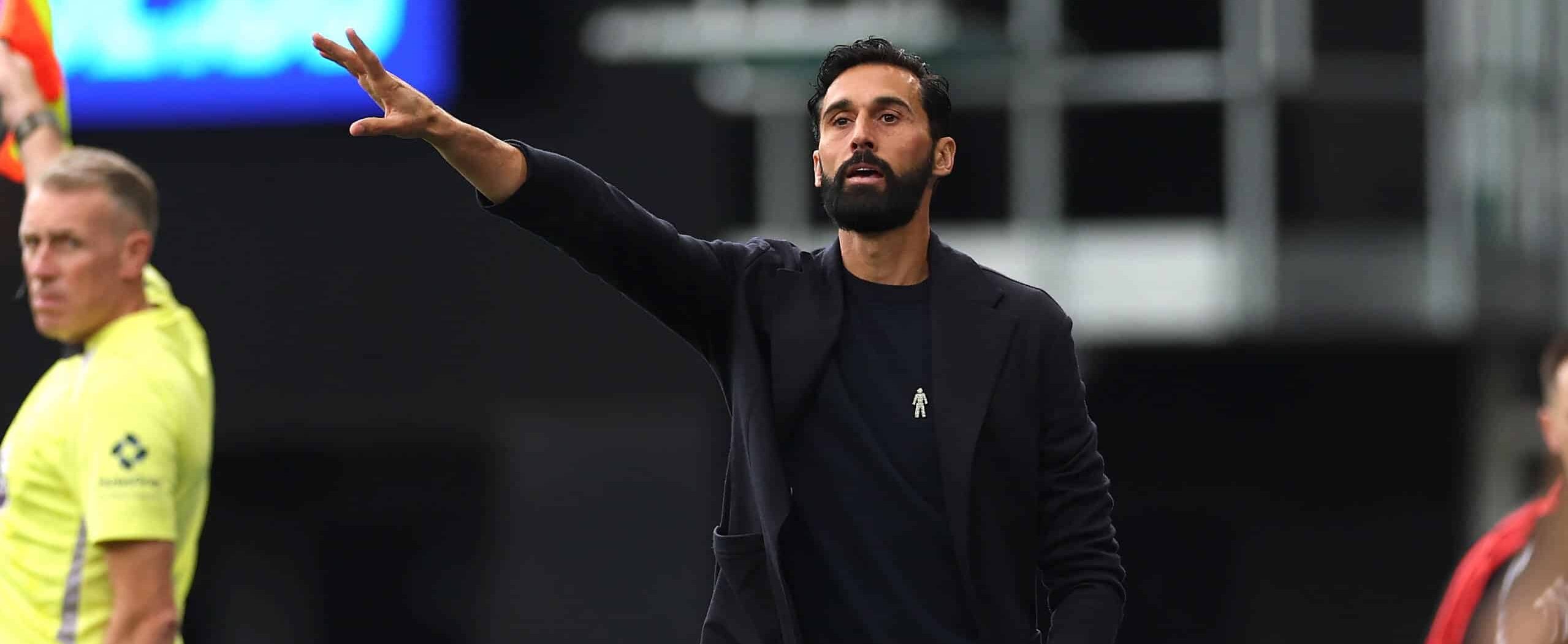 Alvaro Arbeloa in action for Fulham in 2026
