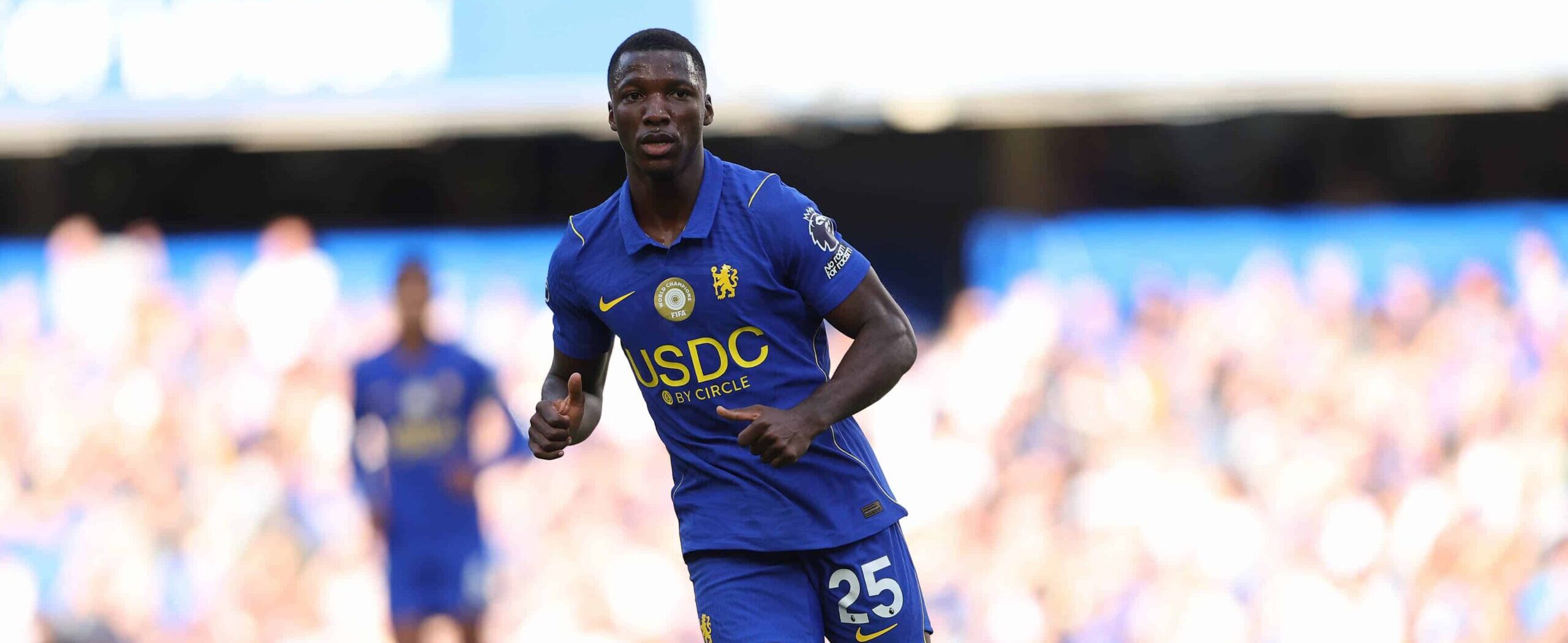Moises Caicedo in action for Chelsea in 2026