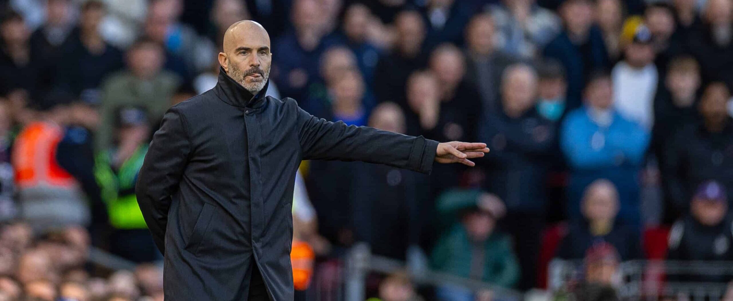 Enzo Maresca in action for Manchester City in 2026