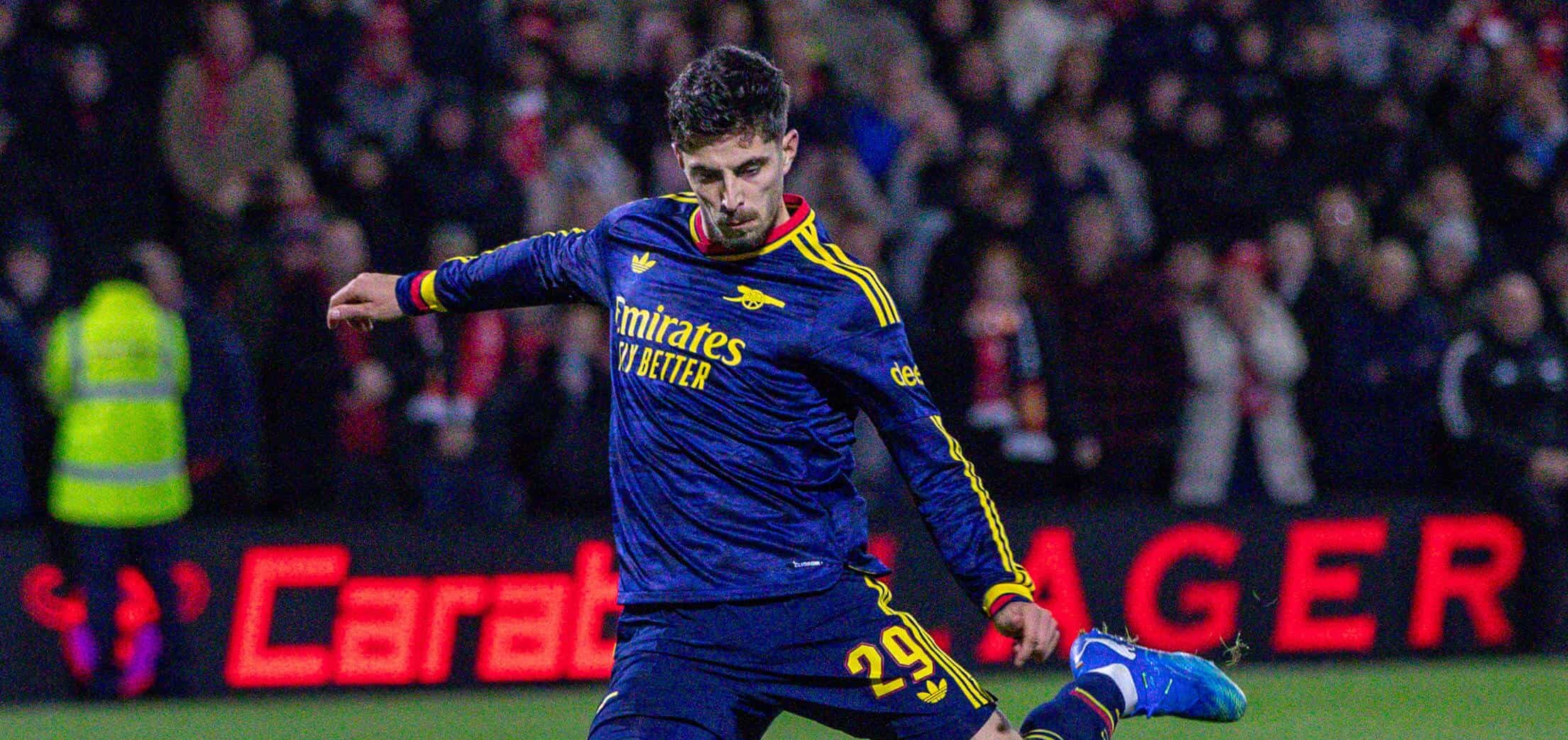 Kai Havertz in action for Arsenal in 2026